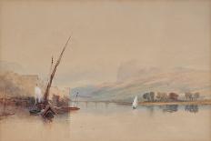 View of Newcastle from the River Tyne, with Shipping in the Foreground, 1831-Thomas Miles Richardson-Giclee Print