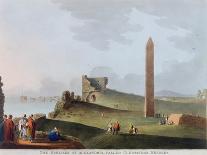 Exterior View of the Ancient Wall of Alexandria, with Cleopatra's Needle, 1802-Thomas Milton-Framed Giclee Print