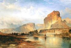Shoshone Falls on the Snake River-Thomas Moran-Art Print