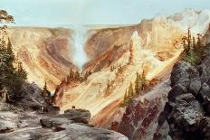Cliffs of Green River-Thomas Moran-Art Print