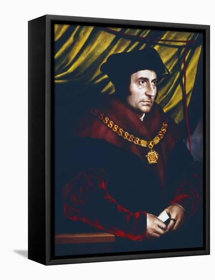 Thomas More, English Statesman, Scholar and Saint, C1527-Hans Holbein the Younger-Framed Premier Image Canvas