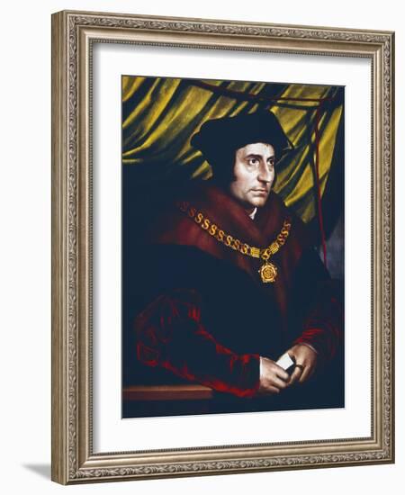 Thomas More, English Statesman, Scholar and Saint, C1527-Hans Holbein the Younger-Framed Giclee Print