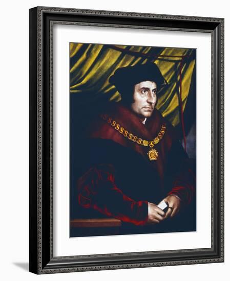 Thomas More, English Statesman, Scholar and Saint, C1527-Hans Holbein the Younger-Framed Giclee Print