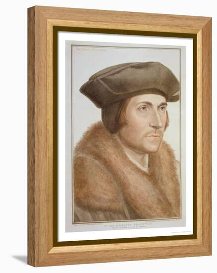 Thomas More, Lord Chancellor-Hans Holbein the Younger-Framed Premier Image Canvas