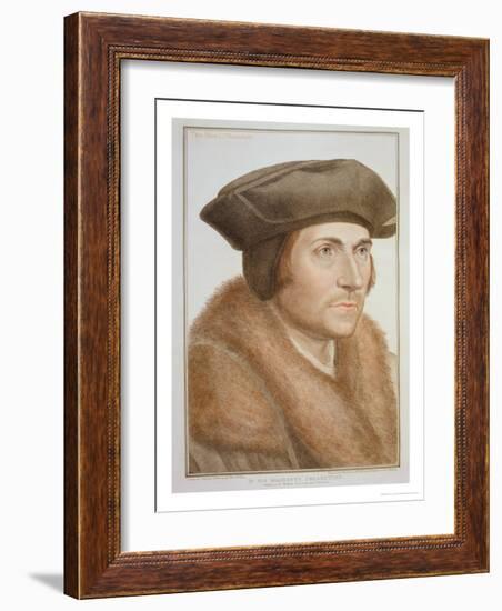 Thomas More, Lord Chancellor-Hans Holbein the Younger-Framed Giclee Print