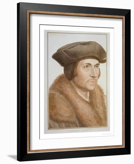 Thomas More, Lord Chancellor-Hans Holbein the Younger-Framed Giclee Print