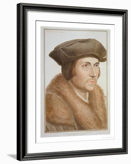 Thomas More, Lord Chancellor-Hans Holbein the Younger-Framed Giclee Print