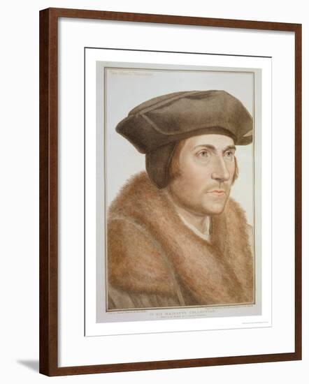 Thomas More, Lord Chancellor-Hans Holbein the Younger-Framed Giclee Print