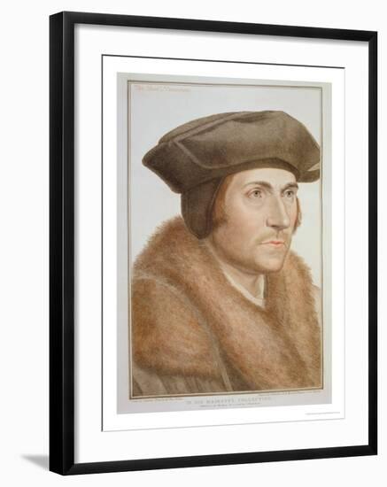 Thomas More, Lord Chancellor-Hans Holbein the Younger-Framed Giclee Print