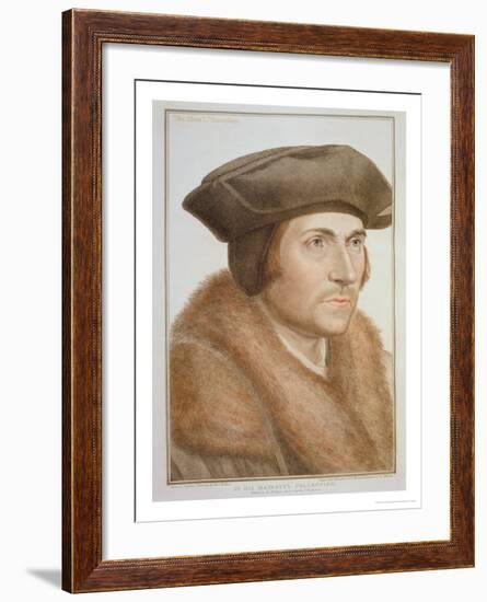 Thomas More, Lord Chancellor-Hans Holbein the Younger-Framed Giclee Print