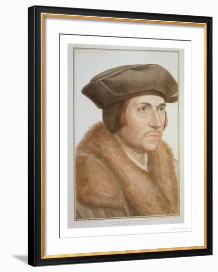 Thomas More, Lord Chancellor-Hans Holbein the Younger-Framed Giclee Print