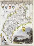 Worcestershire , England-A Map By Thomas Moule ( A Circa 1848 Print )-Thomas Moule-Art Print
