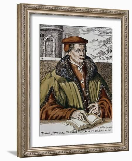 Thomas Muntzer, C.1600-German School-Framed Giclee Print