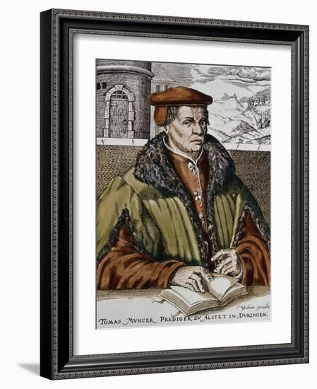 Thomas Muntzer, C.1600-German School-Framed Giclee Print