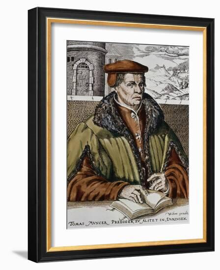 Thomas Muntzer, C.1600-German School-Framed Giclee Print