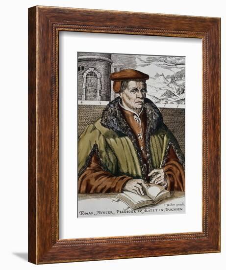 Thomas Muntzer, C.1600-German School-Framed Giclee Print