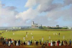 Cricket Match at Christchurch, Hampshire, c.1850-Thomas Musgrave Joy-Mounted Giclee Print