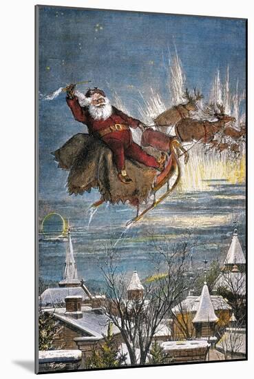 Thomas Nast: Santa Claus-Thomas Nast-Mounted Giclee Print