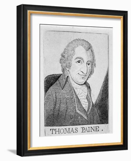 Thomas Paine, English-Born American Revolutionary, Writer and Philosopher, C1790-John Kay-Framed Giclee Print