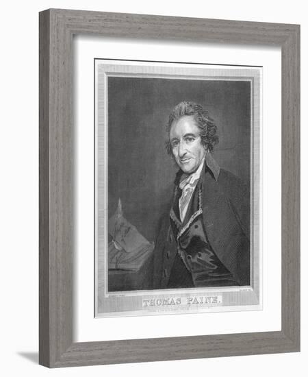 Thomas Paine Radical Political Writer and Freethinker-William Sharp-Framed Art Print