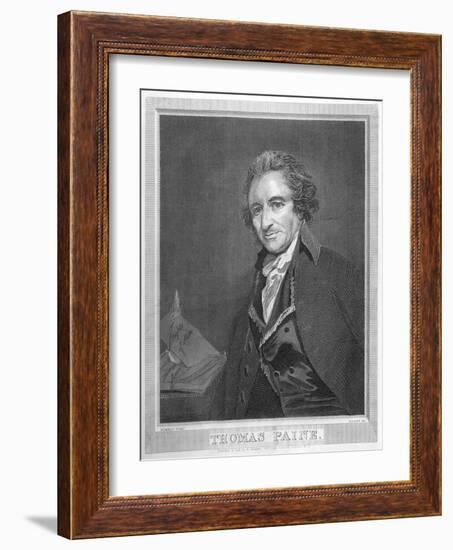 Thomas Paine Radical Political Writer and Freethinker-William Sharp-Framed Art Print