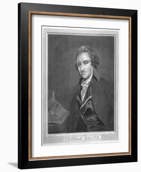 Thomas Paine Radical Political Writer and Freethinker-William Sharp-Framed Art Print