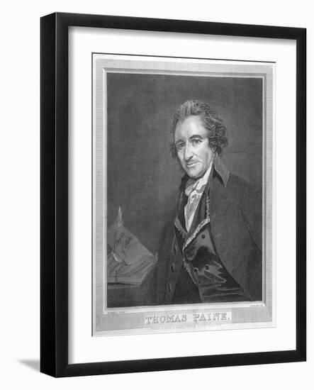 Thomas Paine Radical Political Writer and Freethinker-William Sharp-Framed Art Print