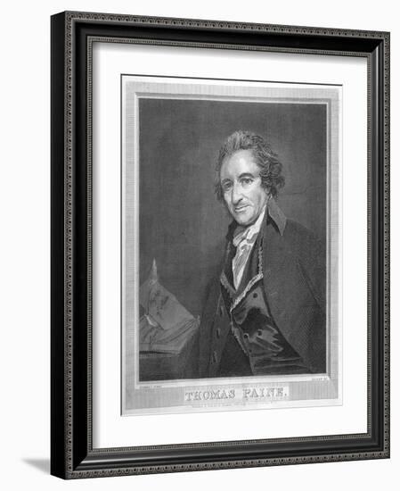 Thomas Paine Radical Political Writer and Freethinker-William Sharp-Framed Art Print