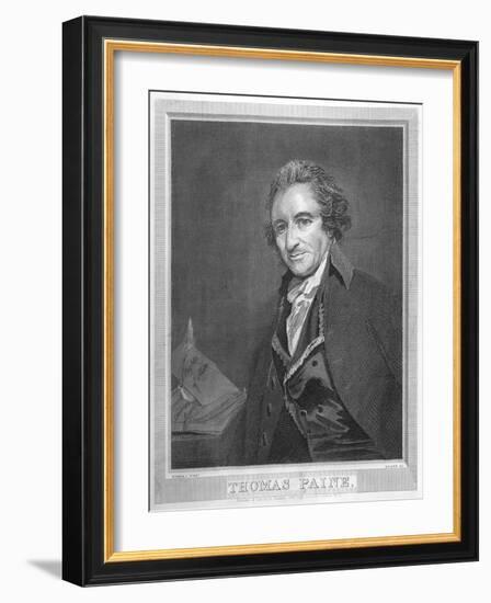 Thomas Paine Radical Political Writer and Freethinker-William Sharp-Framed Art Print