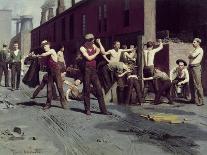 The Ironworkers at Noontime-Thomas Pollock Anshutz-Framed Stretched Canvas