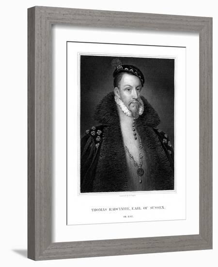 Thomas Radclyffe, 3rd Earl of Sussex, Lord-Lieutenant of Ireland-R Cooper-Framed Giclee Print