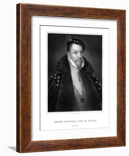 Thomas Radclyffe, 3rd Earl of Sussex, Lord-Lieutenant of Ireland-R Cooper-Framed Giclee Print