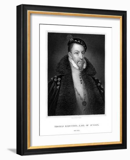 Thomas Radclyffe, 3rd Earl of Sussex, Lord-Lieutenant of Ireland-R Cooper-Framed Giclee Print