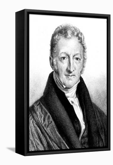 Thomas Robert Malthus, English Economist and Clergyman-John Linnell-Framed Premier Image Canvas