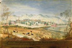 Panoramic View of Charlton Park, c.1745-Thomas Robins-Giclee Print