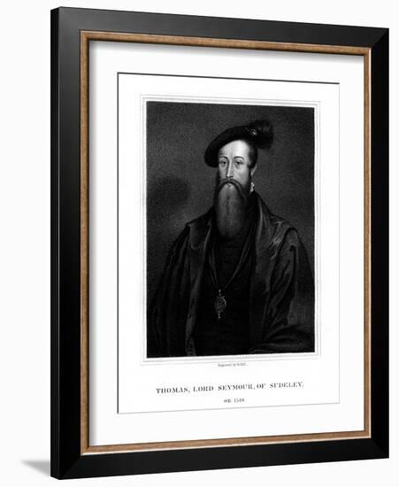 Thomas Seymour, Baron Seymour of Sudeley, Younger Brother of Jane Seymour-W Holl-Framed Giclee Print