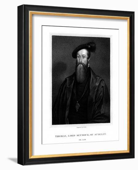 Thomas Seymour, Baron Seymour of Sudeley, Younger Brother of Jane Seymour-W Holl-Framed Giclee Print