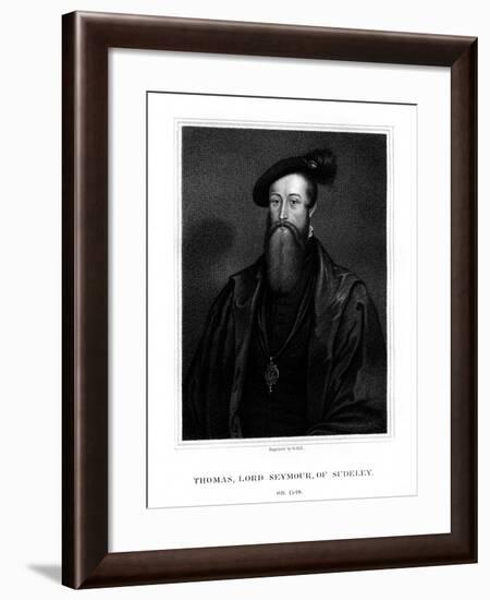 Thomas Seymour, Baron Seymour of Sudeley, Younger Brother of Jane Seymour-W Holl-Framed Giclee Print