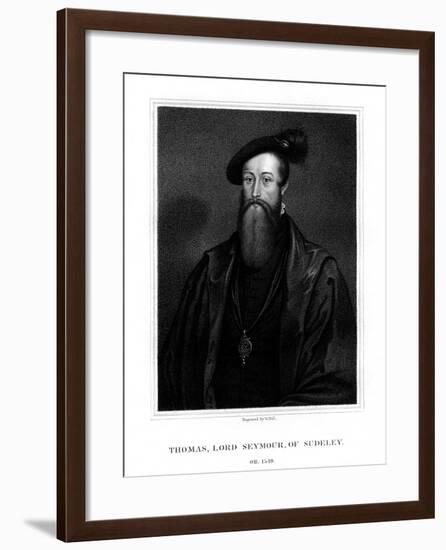 Thomas Seymour, Baron Seymour of Sudeley, Younger Brother of Jane Seymour-W Holl-Framed Giclee Print