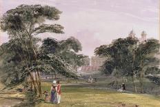 Figures in the Park below the Observatory, Greenwich, circa 1850-Thomas Shotter Boys-Giclee Print