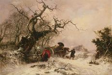 Home from the Market with the Christmas Holly-Thomas Smythe-Giclee Print