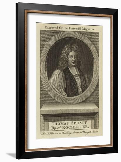 Thomas Spratt, Bishop of Rochester-null-Framed Giclee Print