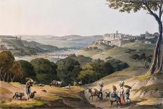Fording of the River Mondego, engraved by C. Turner, 21st September 1810-Thomas Staunton St. Clair-Framed Premier Image Canvas