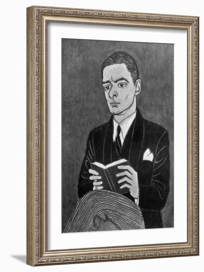 Thomas Stearns Eliot American Writer-Powys Evans-Framed Art Print