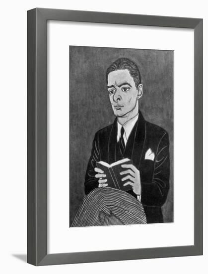 Thomas Stearns Eliot American Writer-Powys Evans-Framed Art Print