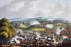 'The Left Wing of the British army in Action at the Battle of Waterloo, June 18th 1815-Thomas Sutherland-Giclee Print