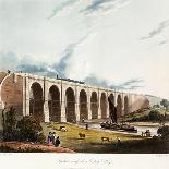 Viaduct across the Sankey Valley, 1831 (Colour Aquatints, Partly Hand-Coloured)-Thomas Talbot Bury-Framed Giclee Print