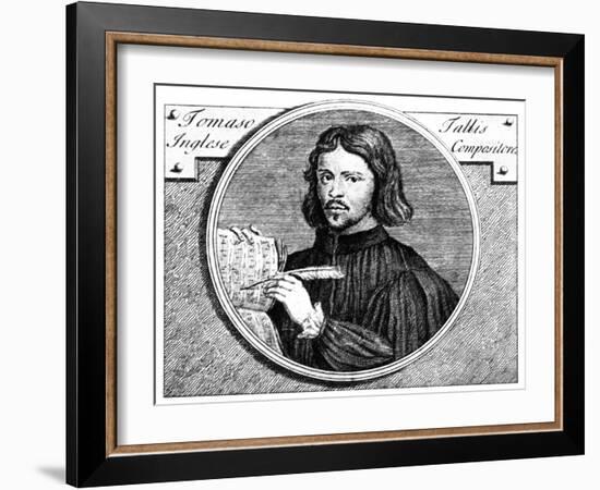 Thomas Tallis, (C1505-158), English Organist and Composer, 1700-Niccolo Francesco Haym-Framed Giclee Print