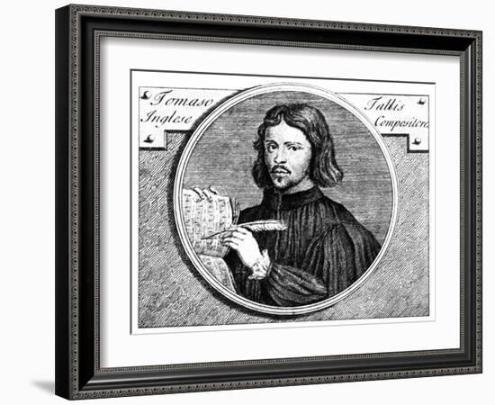 Thomas Tallis, (C1505-158), English Organist and Composer, 1700-Niccolo Francesco Haym-Framed Giclee Print