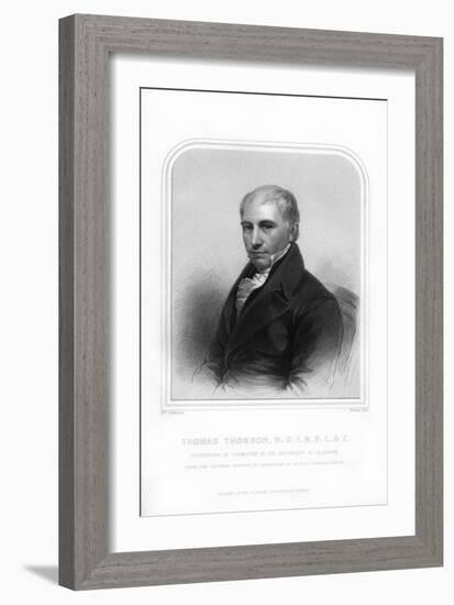 Thomas Thomson, Scottish Chemist-William Holl II-Framed Giclee Print